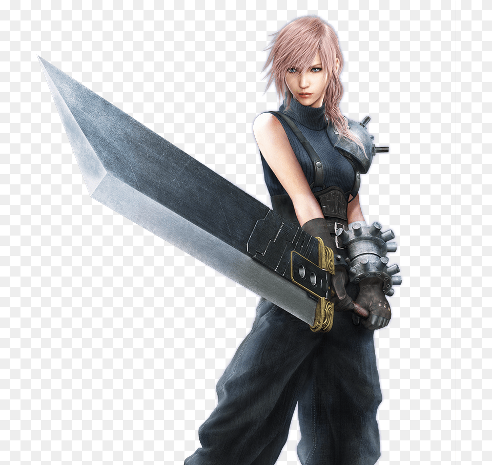 Lightning Cloud Final Fantasy, Weapon, Sword, Blade, Dagger Png