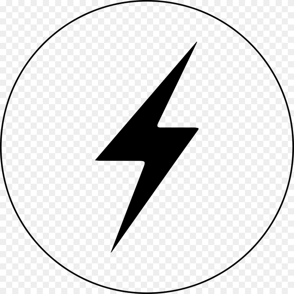Lightning Comments Free Site Icons Lightning, Star Symbol, Symbol, Blade, Dagger Png Image