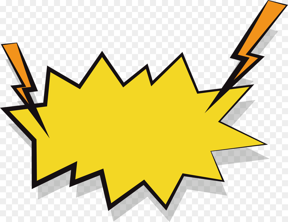 Lightning Effect Yellow Stickers Background Price Shape, Leaf, Plant, Dynamite, Weapon Free Transparent Png