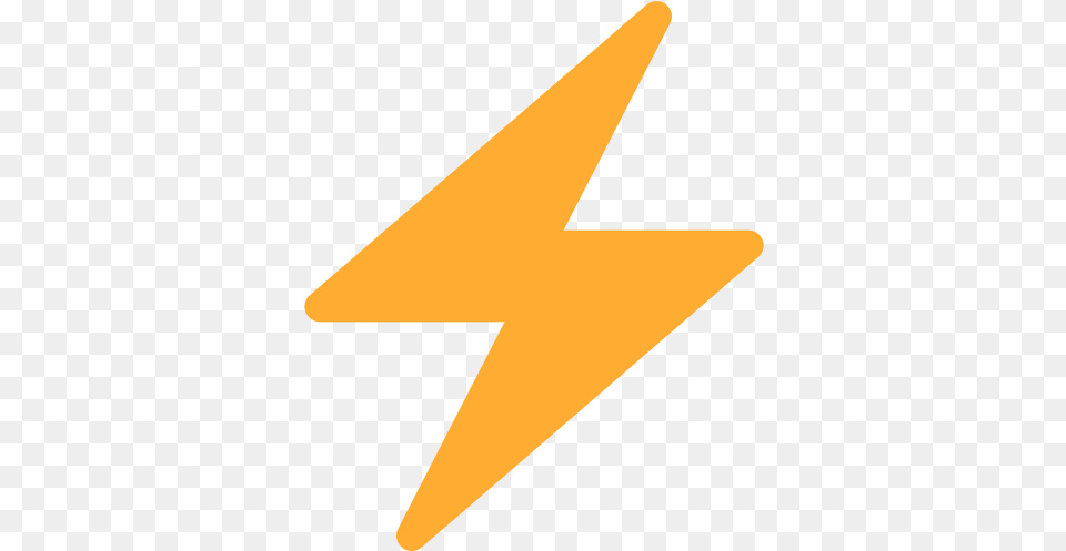 Lightning Emoji Meaning With Pictures Lightning Emoji Twitter, Star Symbol, Symbol Free Transparent Png