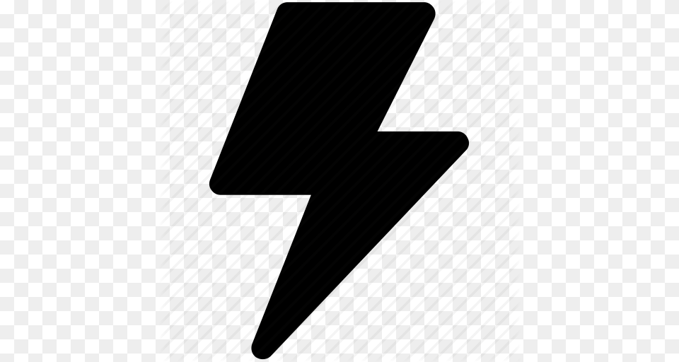 Lightning Flash Thunder Thunder Bolt Thunder Lightning Icon Icon, Silhouette, Blade, Dagger, Knife Png Image