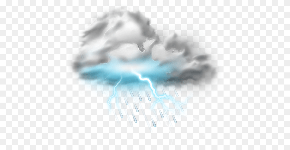 Lightning Transparent Background Thunder Cloud, Ice, Outdoors, Nature, Animal Free Png Download