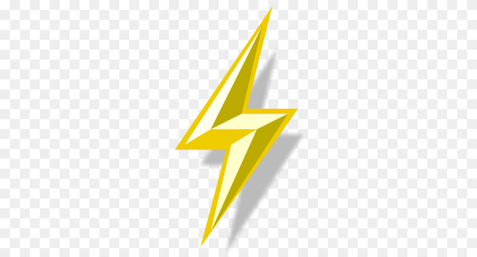 Lightning Gif Transparent Lightning Bolt, Star Symbol, Symbol, Gold, Aircraft Free Png