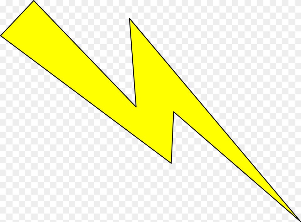 Lightning Yellow And Black Lightning Bolt, Logo, Blade, Dagger, Knife Png Image