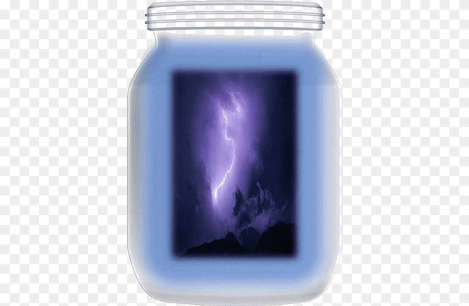 Lightning In A Bottle Lightning, Jar, Nature, Outdoors, Storm Png