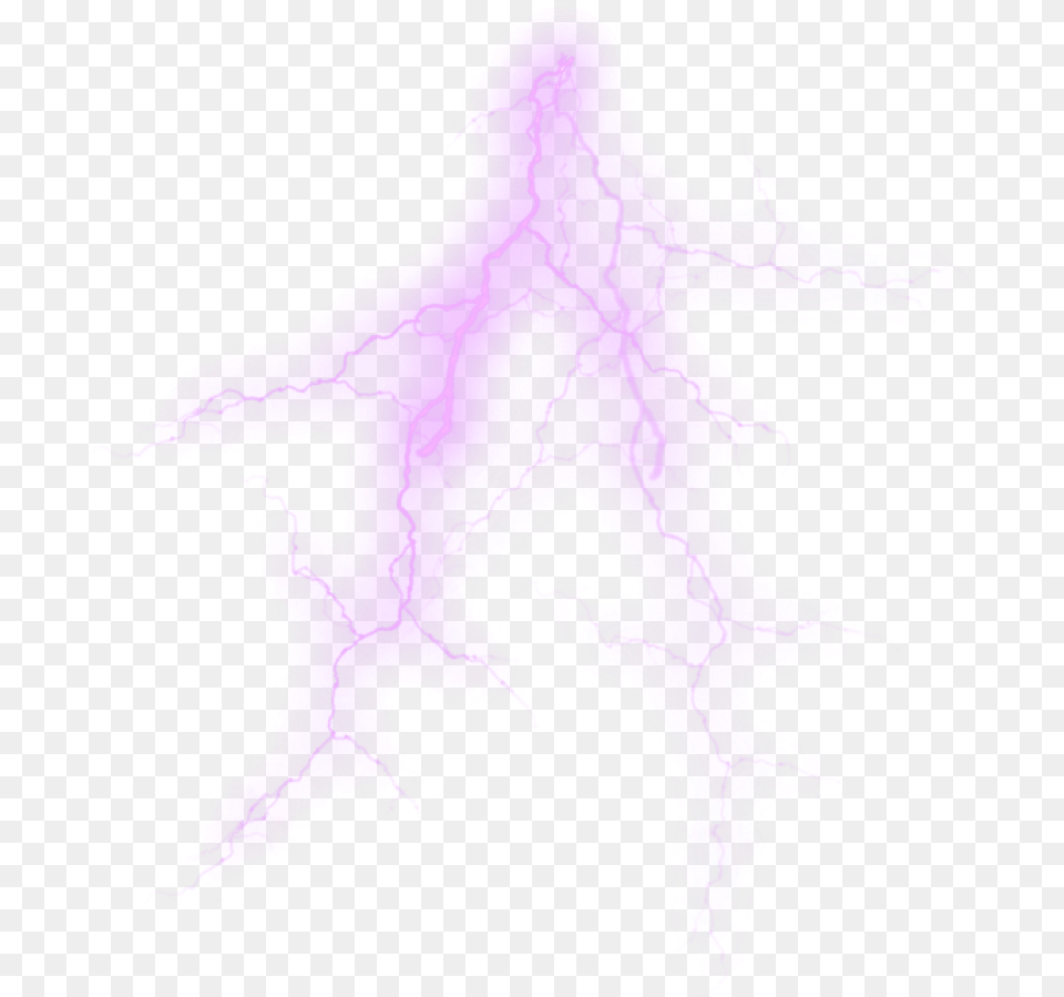 Lightning Lighting In Sky, Purple, Person, Accessories, Pattern Free Png