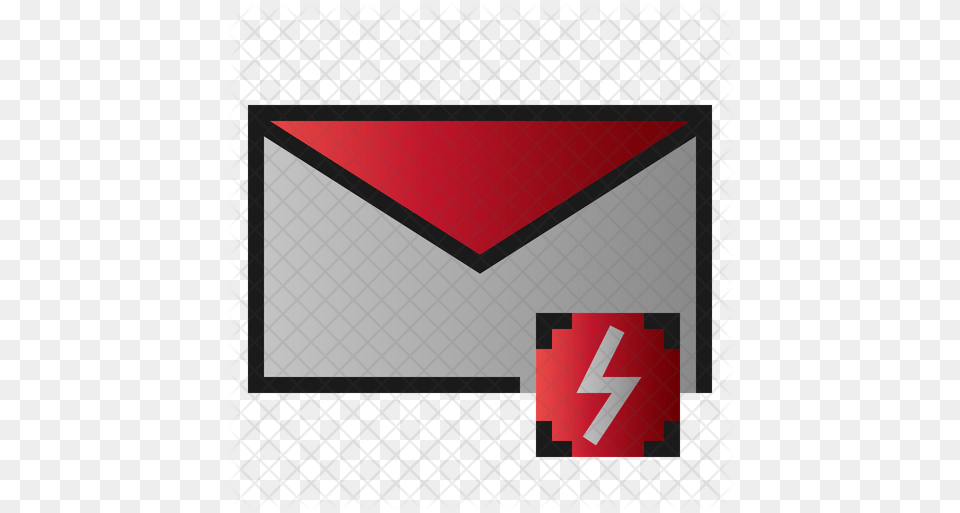 Lightning Mail Icon Graphic Design, Envelope Free Png