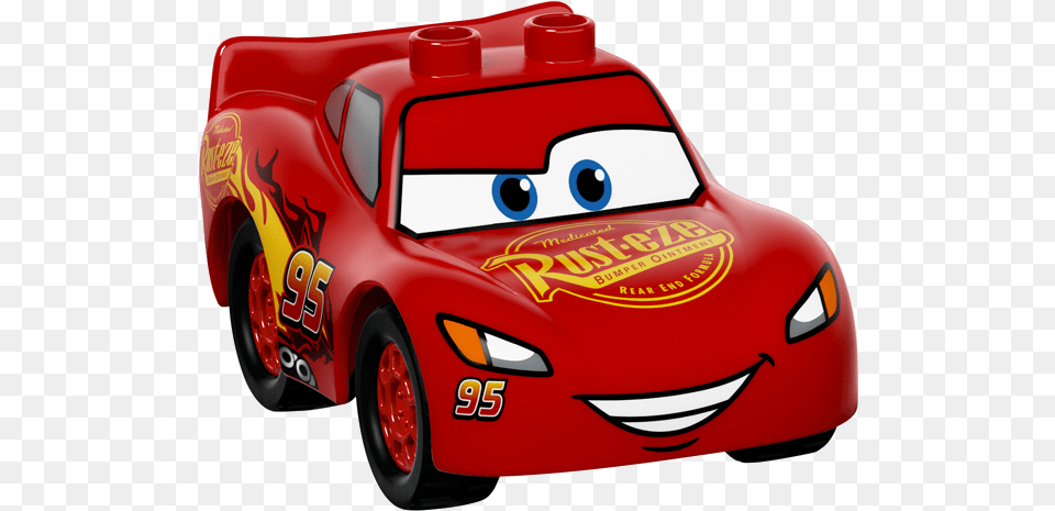 Lightning Mcqueen 95 Collection Of Free Clipart Cars Cars 3 Lego Duplo, Car, Sports Car, Transportation, Vehicle Png