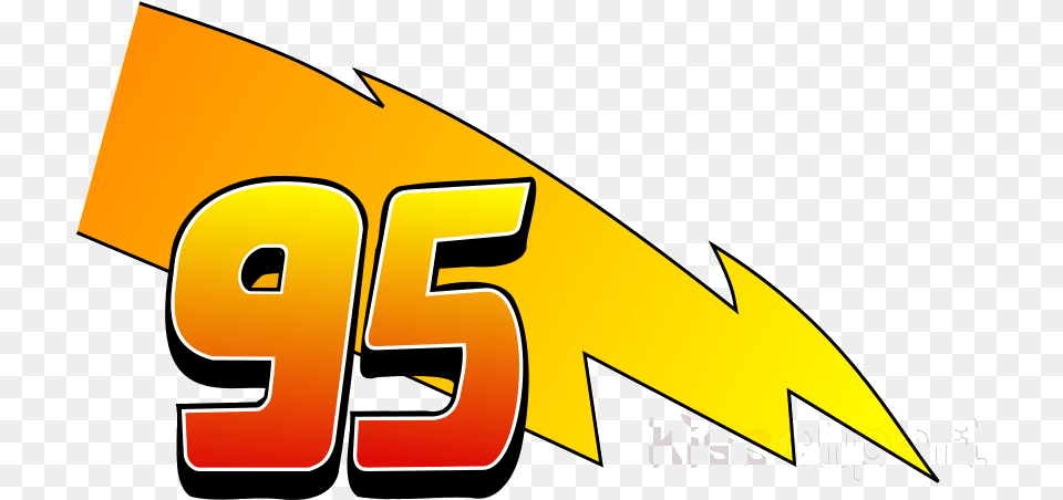 Lightning Mcqueen 95 Logo Clipart Clip Art Lightning Mcqueen 95 Logo, Text Free Transparent Png