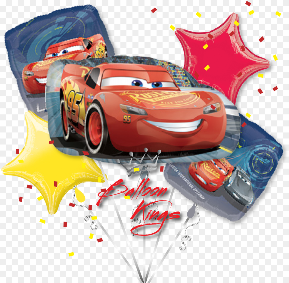 Lightning Mcqueen Bouquet Lighting, Car, Transportation, Vehicle, Alloy Wheel Png Image