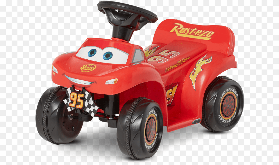 Lightning Mcqueen Electric Quad, Grass, Plant, Device, Lawn Free Transparent Png