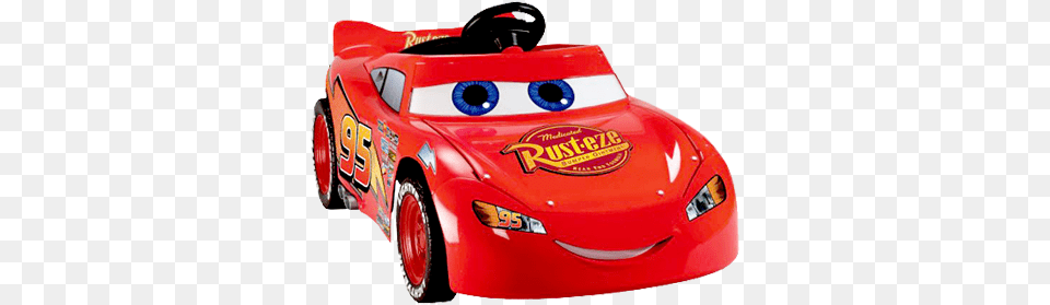 Lightning Mcqueen File Lightning Mcqueen Power Wheels, Grass, Plant, Lawn, Device Png Image