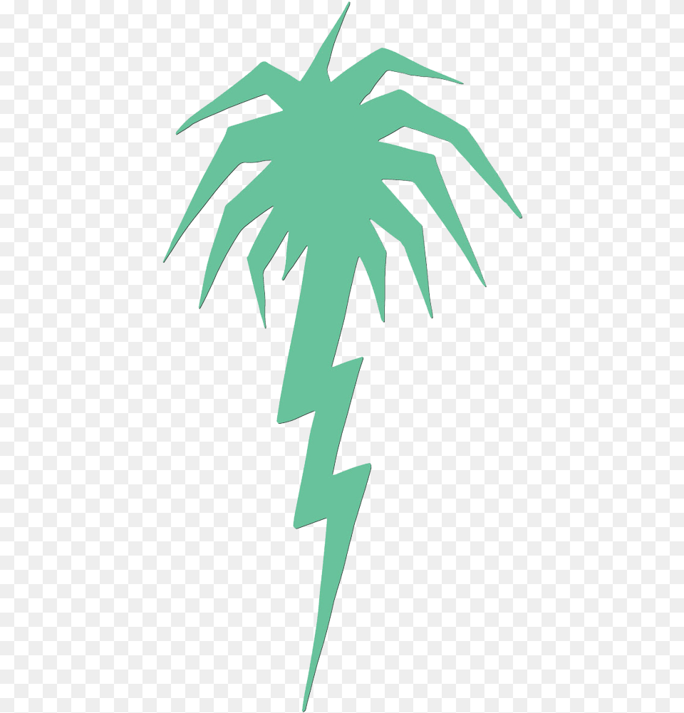 Lightning Palm Tree Capita Spring Break Slush Slasher 2018, Leaf, Plant, Art, Cross Png