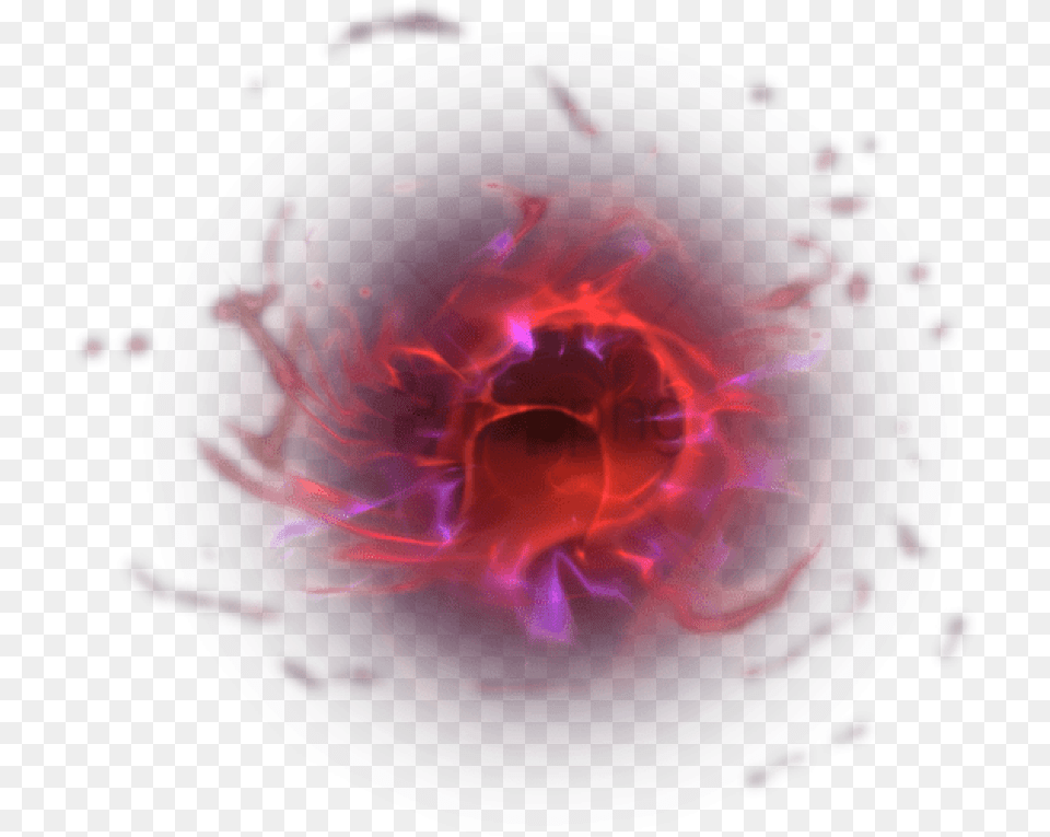 Lightning Red Effect Image With Red Lightning Circle, Animal, Purple, Sea Life, Invertebrate Free Transparent Png