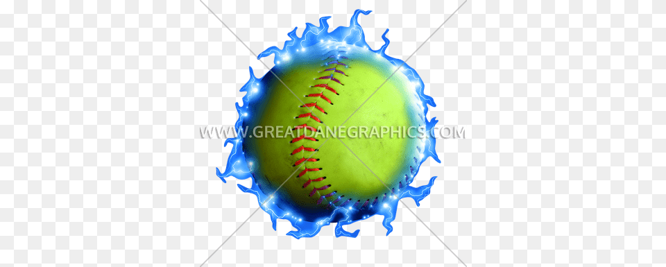 Lightning Softball Production Ready Artwork For T Shirt Printing, Ball, Sport, Tennis, Tennis Ball Free Png Download