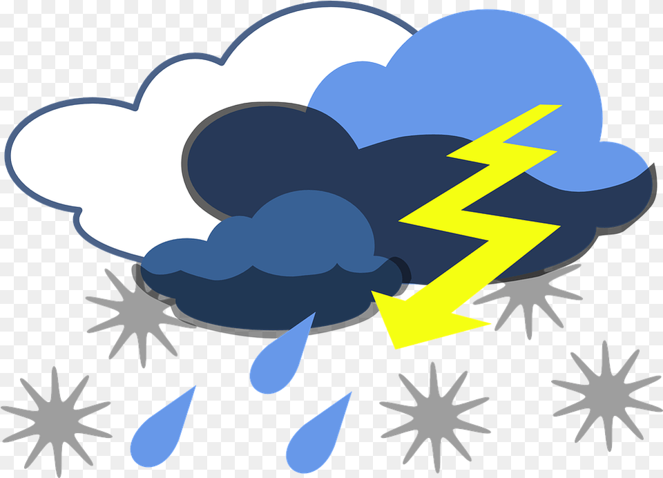 Lightning Storm Thunder Vector Graphic On Pixabay Storm Clip Art, Outdoors, Graphics, Nature, Animal Png