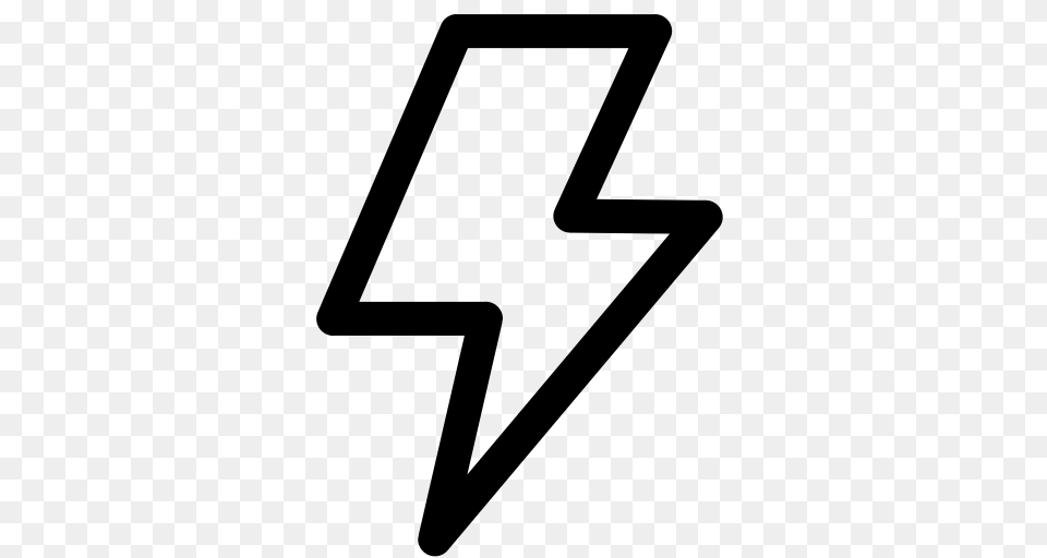 Lightning Storm Thunderstorm Icon With And Vector Format, Gray Free Png Download