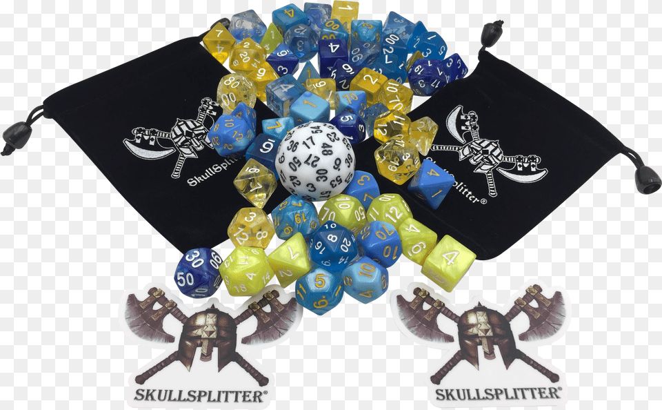 Lightning Themed Polyhedral Rpg Dice For Storm Sorcerers Artificial Flower, Accessories, Game Png Image
