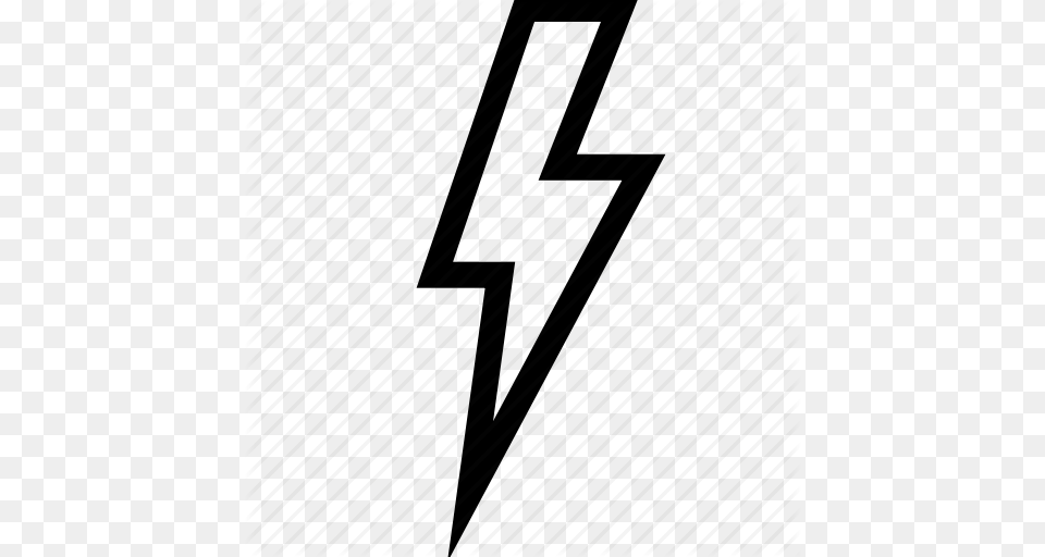 Lightning Thunderbolt Icon, Weapon, Cutlery, Fork Png Image