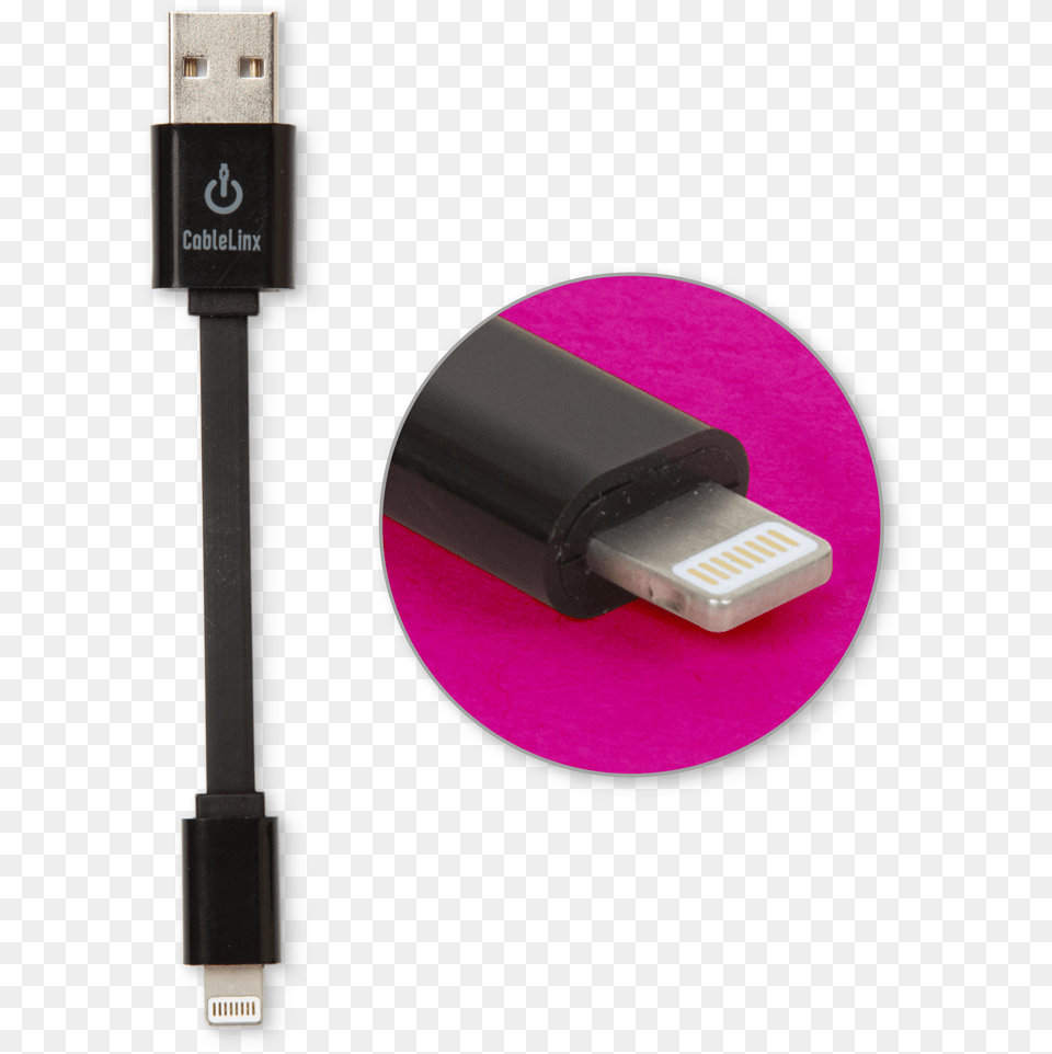 Lightning To Usb Charge And Sync Cable Chargehub Cablelinx Lightning To Usb 35quot Charge, Adapter, Electronics, Hardware Free Png
