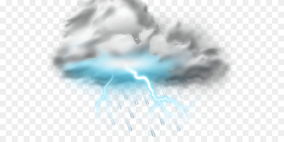 Lightning Transparent Images Thunderstorm Clouds No Background, Ice, Nature, Outdoors, Snow Free Png