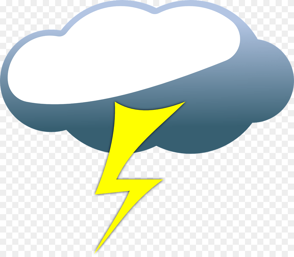 Lightning With Clouds Clipart, Logo, Outdoors, Animal, Fish Png