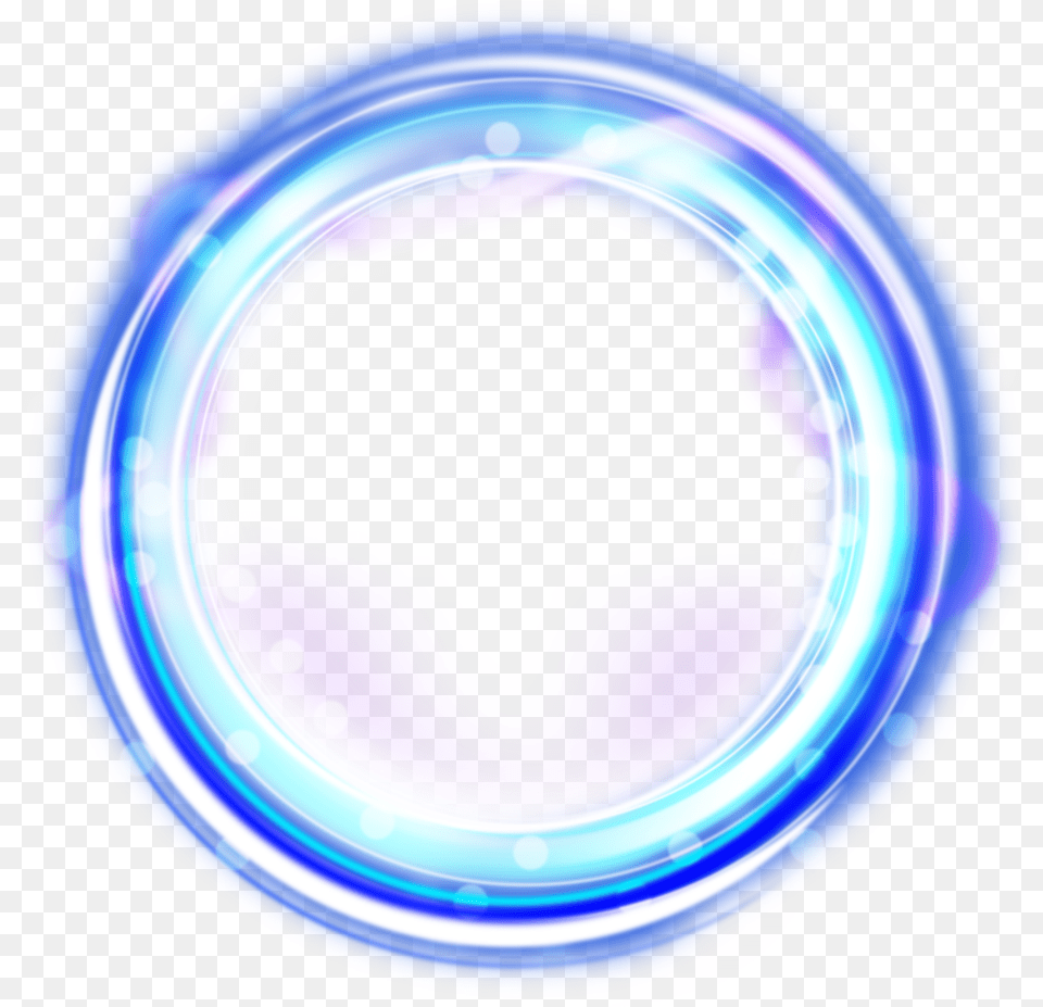 Lights Blue Circle Frame, Light, Lighting, Electronics, Disk Free Transparent Png
