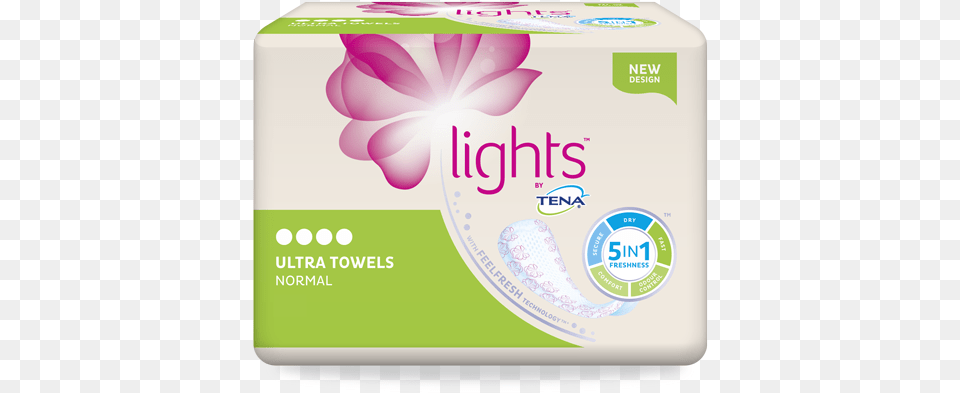 Lights By Tena Ultra Towels Normal Bladder Weakness Lights Tena 5 In, Diaper Png