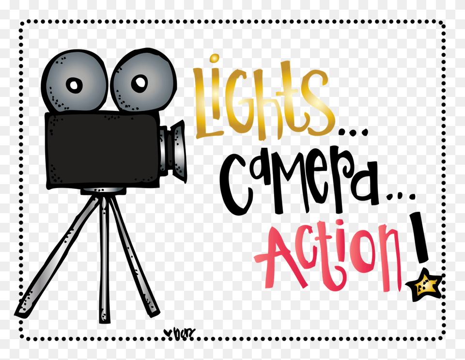 Lights Camera Action Clip Art, Tripod, Photography Free Png Download