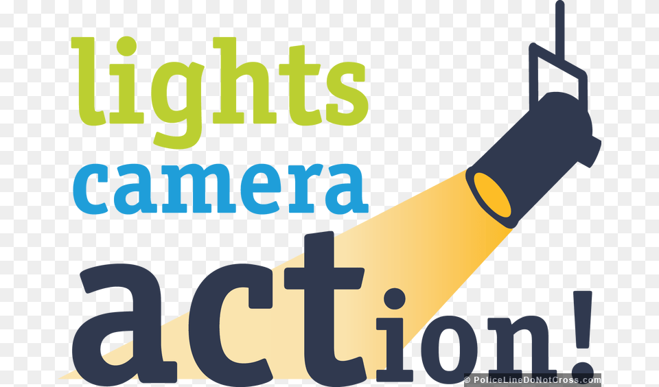 Lights Camera And Action, Bulldozer, Machine, Text Png