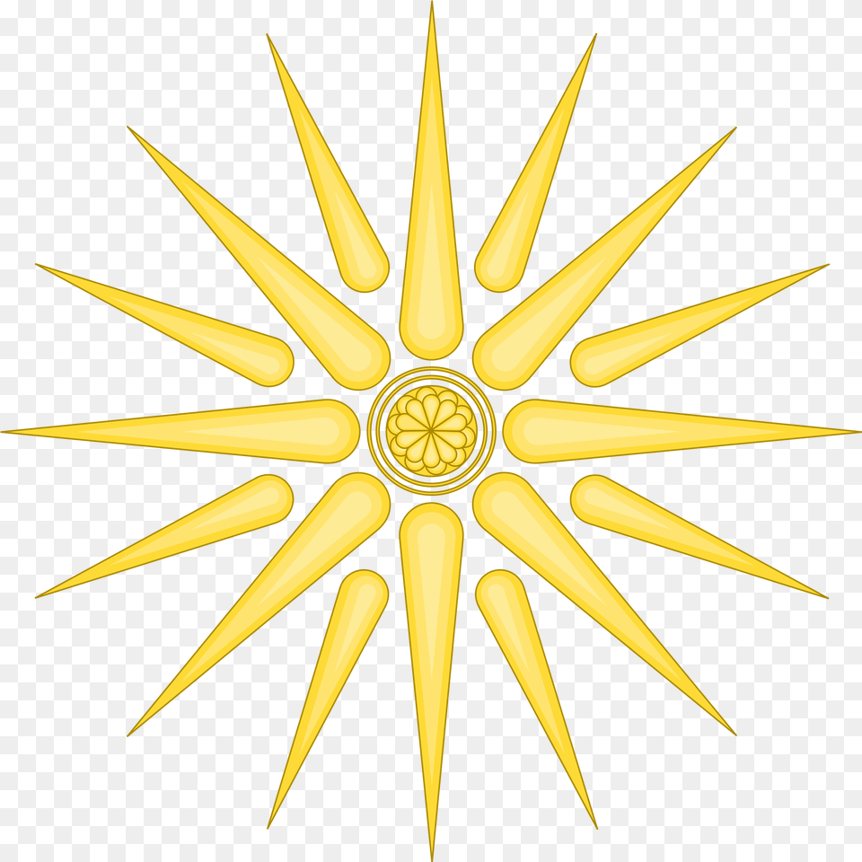 Lights Clipart Sun Rays Vergina Sun, Gold, Lighting, Logo Free Transparent Png