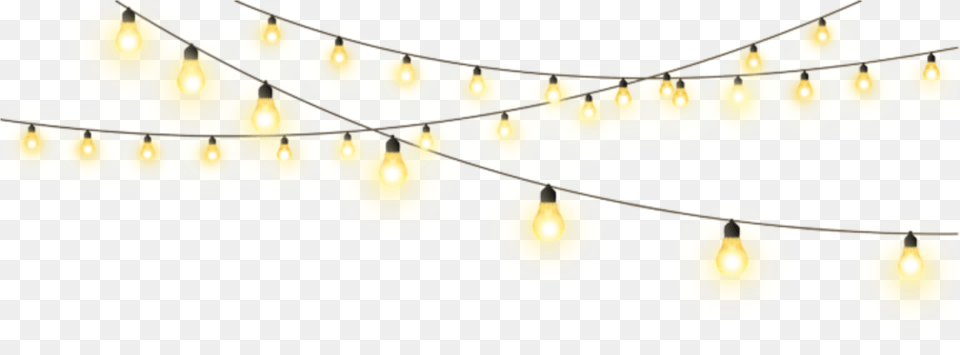 Lights Light Tumblr Asthetic Honeycollage Collage Yello Necklace, Chandelier, Lamp, Lighting, Accessories Free Png Download