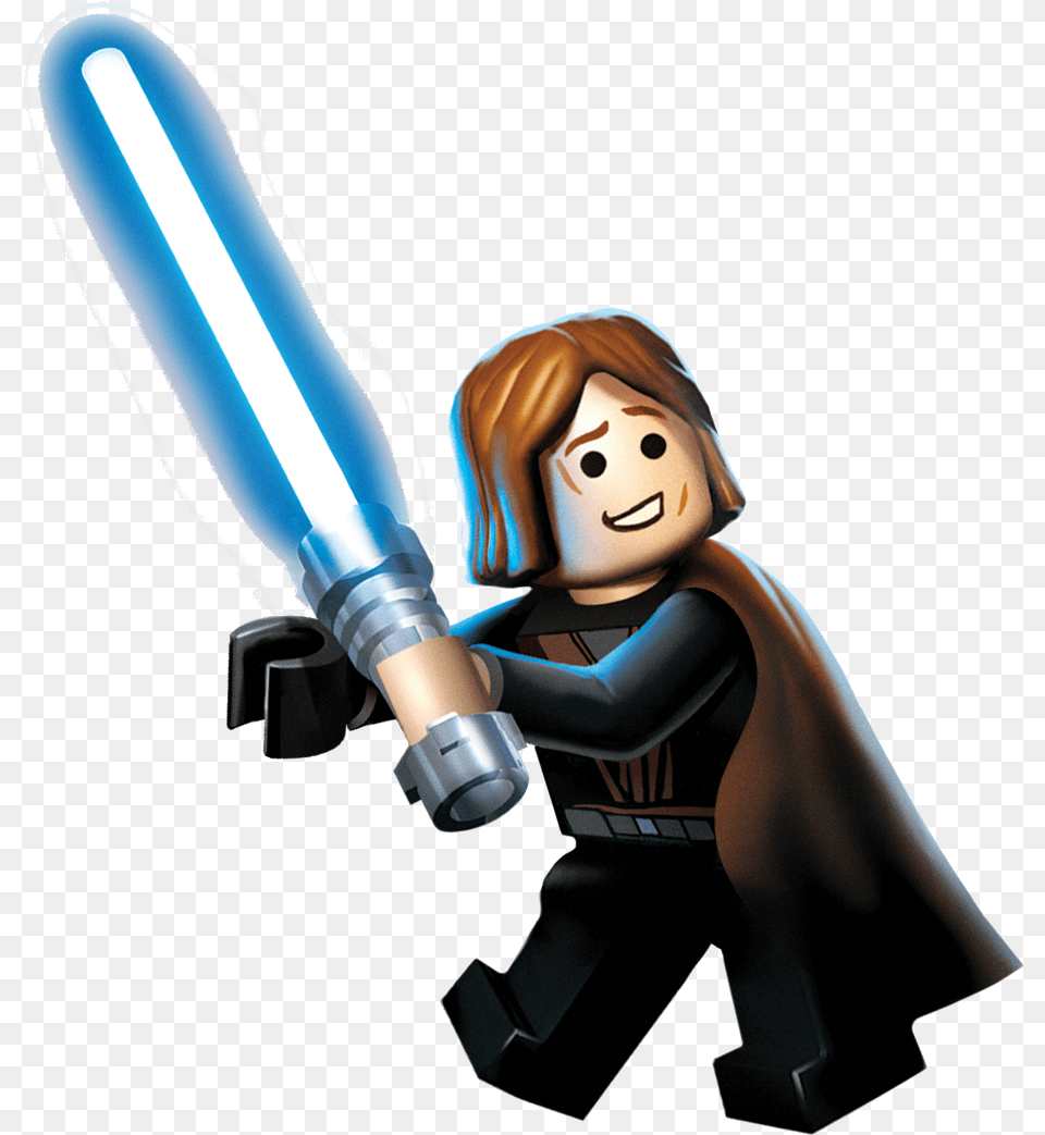 Lightsaber Clipart Lightsaber Darth Vader Lego Star Wars 1 Anakin, Book, Comics, Publication, Adult Free Png