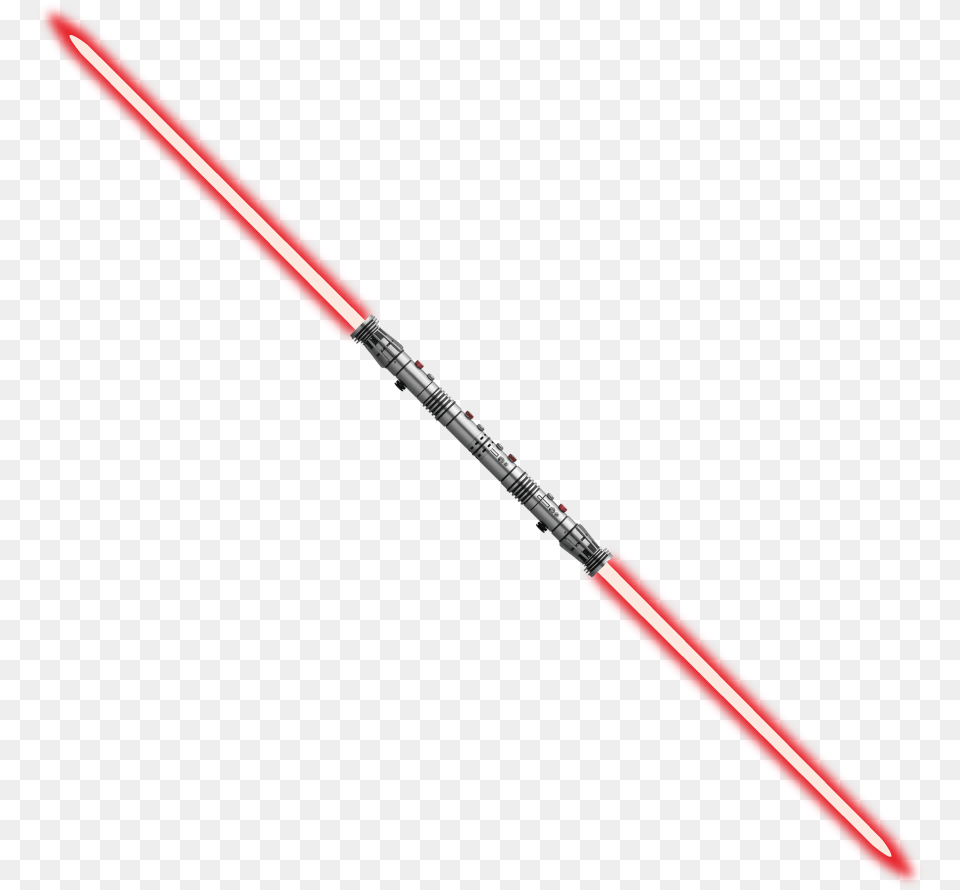 Lightsaber Double Bladed Buy Darth Maul Lightsaber, Baton, Stick, Blade, Dagger Png Image