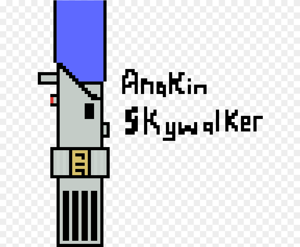 Lightsaber Pixel Art Png