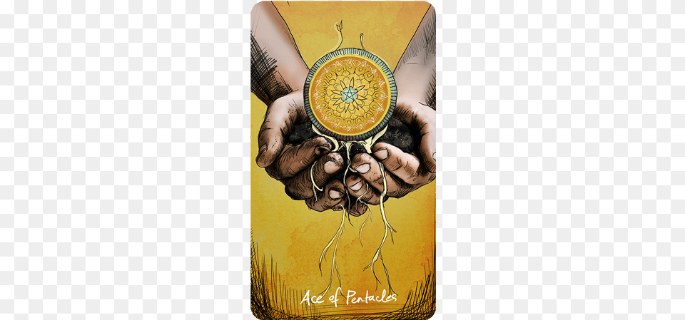 Lightseers Tarot Ace Of Pentacles, Compass, Person, Skin, Tattoo Free Png Download