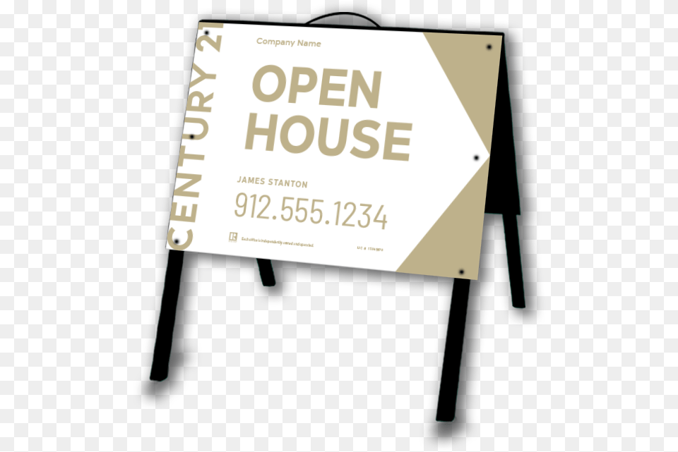 Lightweight Century 21 Tent Sign Century 21 Open House Sign, Fence Png Image