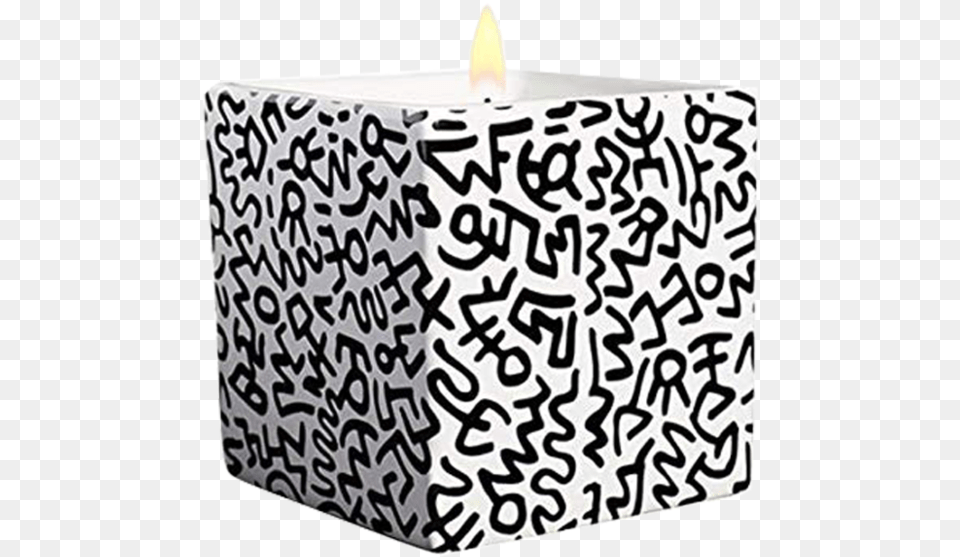 Ligne Blanche Bougie Keith Haring Sq Advent Candle, Birthday Cake, Cake, Cream, Dessert Free Transparent Png