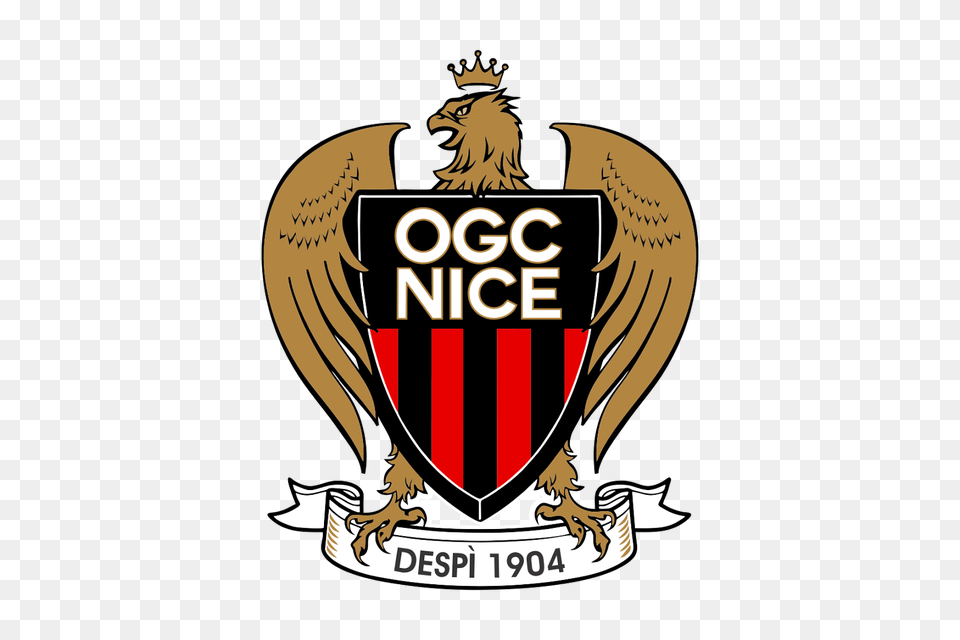 Ligue 1 Map Ogc Nice Logo, Emblem, Symbol, Adult, Badge Free Transparent Png