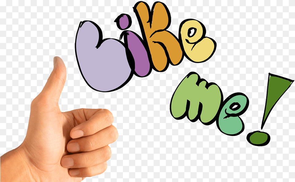 Like Font Thumb Mag Mich Lsst Ein Like Da, Body Part, Finger, Hand, Person Free Transparent Png