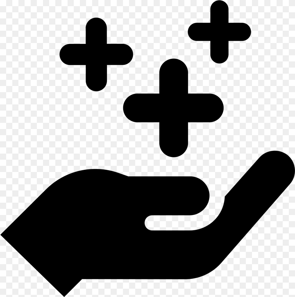 Like Hand Icon, Gray Png