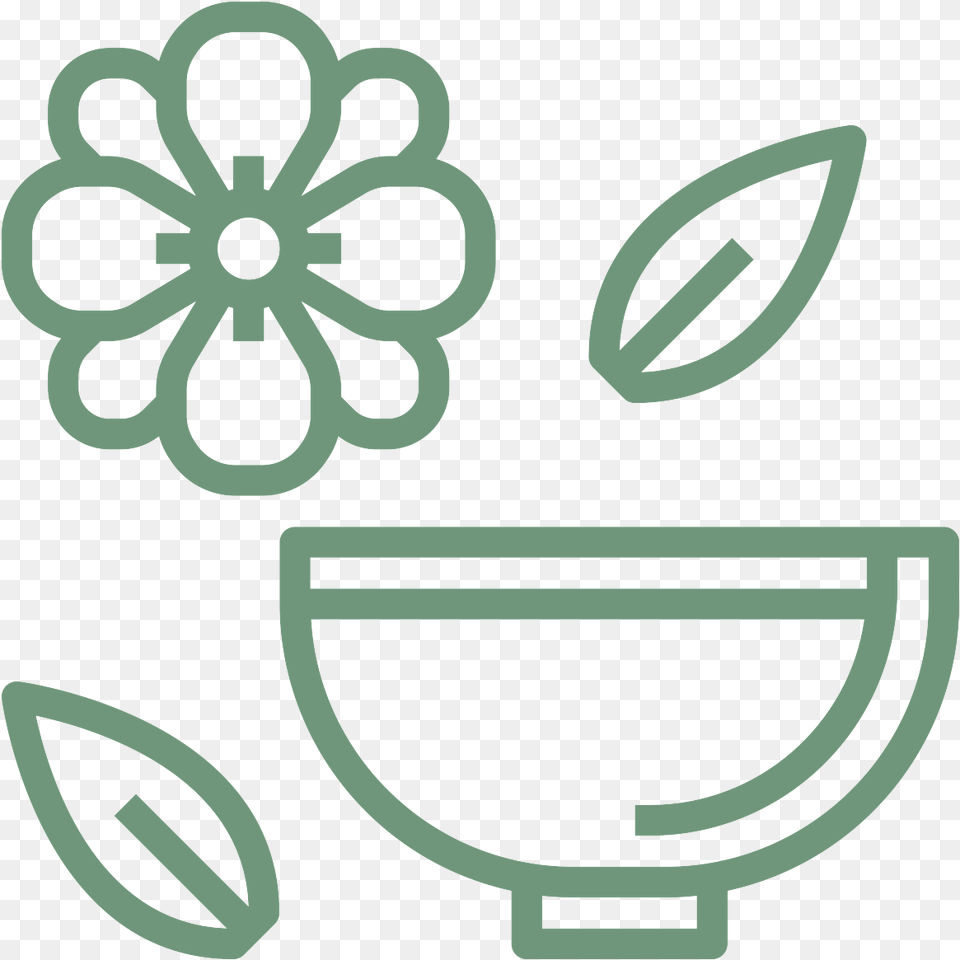 Like Icon With Flower, Stencil, Bowl Free Png