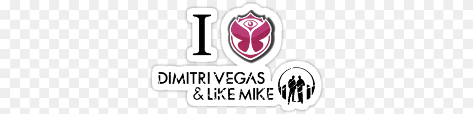 Like Mike Tomorrowworld Electro Dance Logo Dimitri Vegas Like Mike, Sticker, Person Png