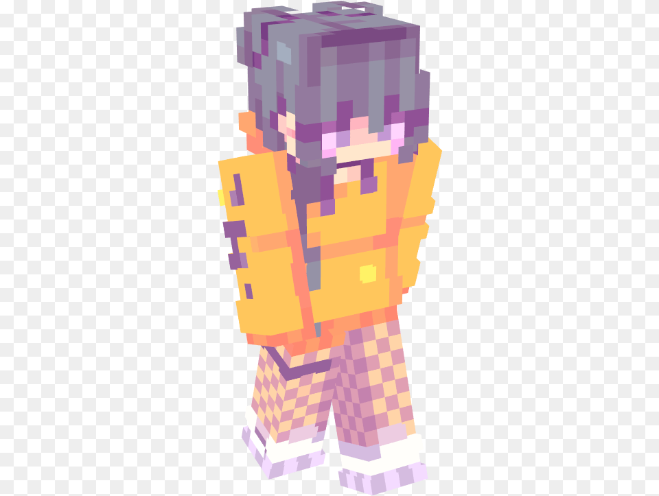 Like These Minecraft Skins You Can Learn How To Change Minecraft Skin Female Anime, Purple, Toy Free Png
