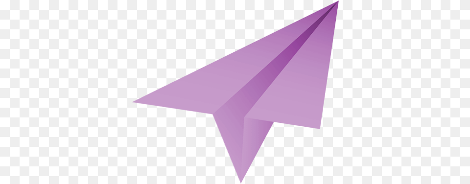 Like This Purple Paper Airplane, Art, Origami Free Png Download