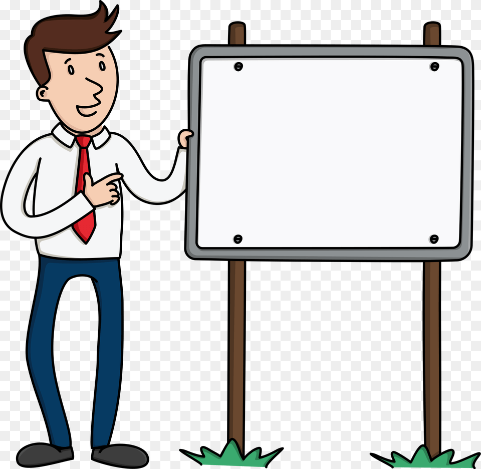 Like Vs Dislike Clipart Blank Cartoon Sign, White Board, Person, Face, Head Png Image