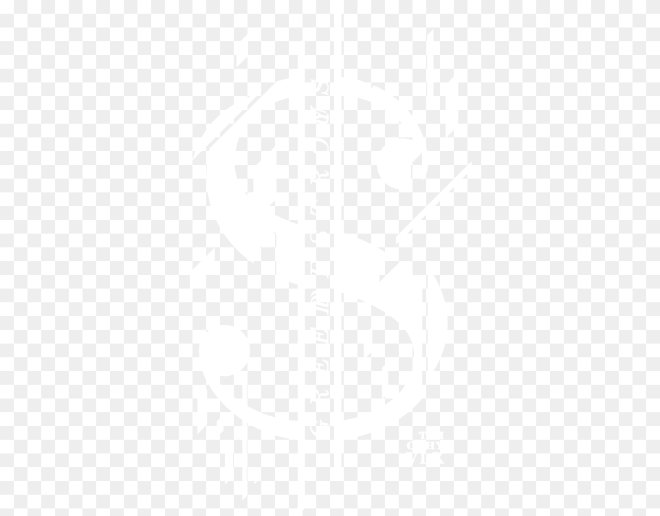 Likkle Addi Dollar Sign, Stencil, Logo, Text Free Png