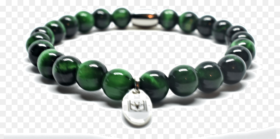 Liko Bracelet 6mm Green Tiger Eyes Moss Agate Bracelet, Accessories, Jewelry, Gemstone, Bead Free Png