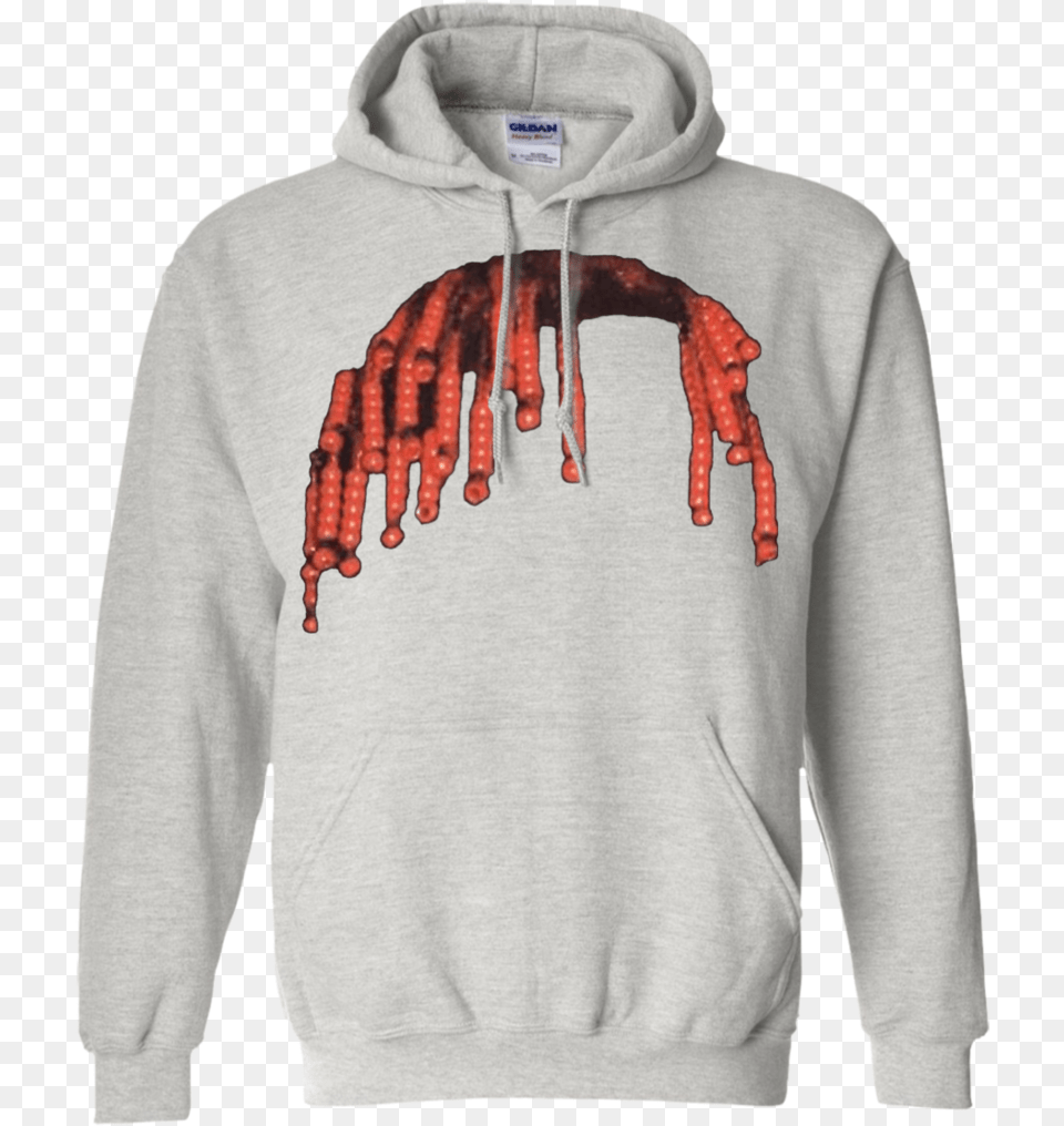 Lil Achty Hair Lil Yachty Pullover Hoodie 8 Oz Ash Ten Toes Down Merch, Clothing, Knitwear, Sweater, Sweatshirt Free Transparent Png