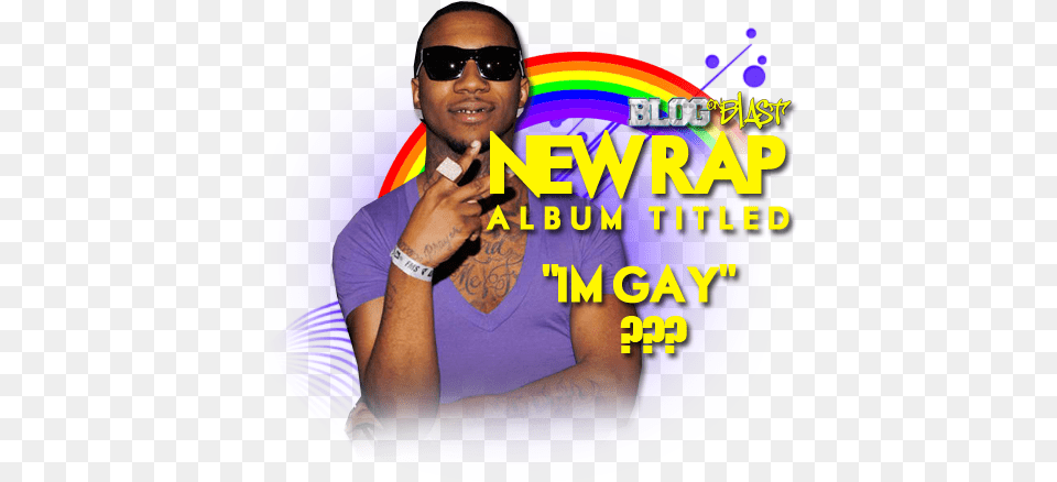 Lil B Im Gay, Accessories, Sunglasses, Skin, Person Free Png
